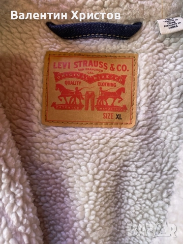 Levis - дънково яке ,размер XL-оригинал и риза Levis също размер XL оригинал, снимка 4 - Якета - 55785964