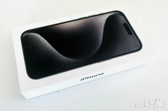 НОВ! iPhone 15 Pro 256GB Black Titanium ГАРАНЦИЯ!, снимка 1 - Apple iPhone - 48441973