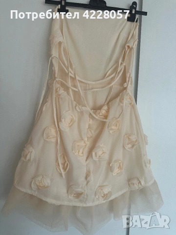 Рокля с цветя, снимка 2 - Рокли - 53992921