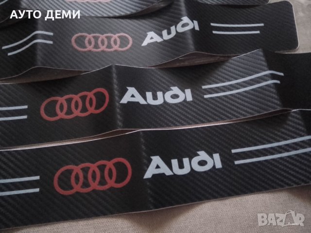 Качествени карбонови стикери за прагове с емблеми и надпис на кола автомобил джип ван пикап, снимка 2 - Аксесоари и консумативи - 38365867