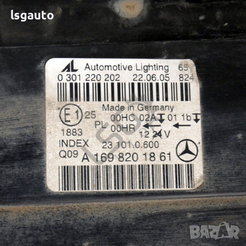 Десен фар Mercedes-Benz B-Class (W245) 2005-2011 ID: 122397, снимка 4 - Части - 44508411