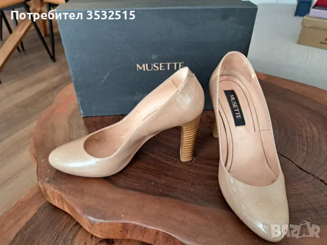 Дамски обувки естествена кожа Musette, снимка 3 - Дамски елегантни обувки - 49080114