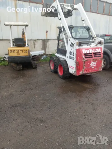 Услуги с челен товарач бобкат с кофа 140 см и обем 0.4 куб.мини багер и самосвал 2.5 т., снимка 2 - Индустриална техника - 49782071