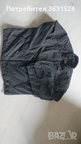 Мъжко тънко пролетно есенно яке 5xl голям размер, снимка 2 - Якета - 54145813