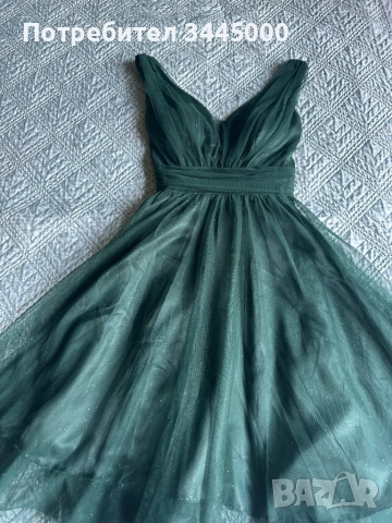 Празнична рокля с тюл, M-L, снимка 4 - Рокли - 52791248