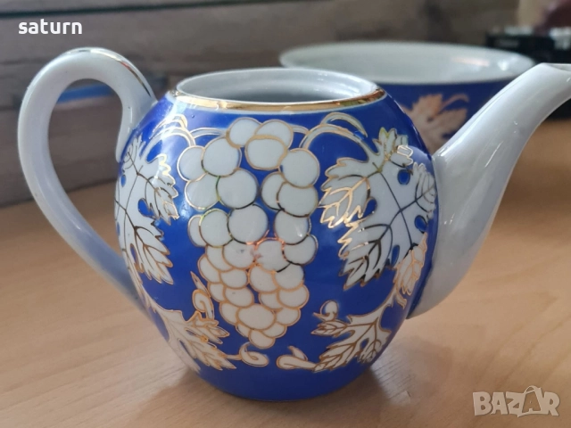 порцеланов сет грозде и злато, снимка 7 - Сервизи - 52391535