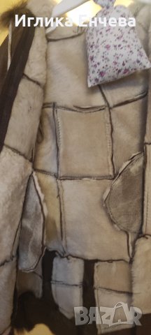 Зимно кожухче от естествена кожа., снимка 3 - Бебешки якета и елеци - 35399463