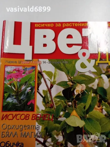 Списание "Цветя и дом", снимка 2 - Списания и комикси - 49252377