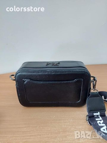 Черна чанта Karl Lagerfeld/SG-E47, снимка 4 - Чанти - 42900935