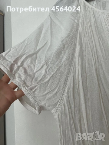 Дамска бяла риза, снимка 4 - Ризи - 51363892