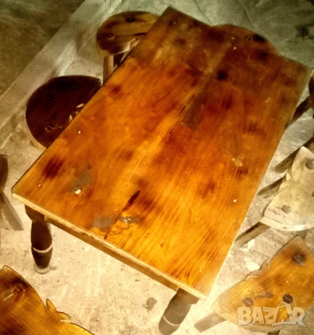 Ретро Рустик стил маси, снимка 3 - Антикварни и старинни предмети - 53088348
