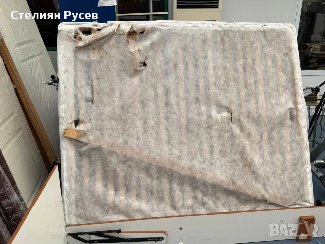 260944 легло с матрак 160/200см   -цена 30  евро                               смр употребяван матра, снимка 2 - Спални и легла - 56232966