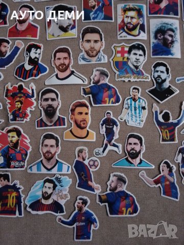 Цветни гланцирани самозалепващи стикери Лио Меси Lionel Messi - различни модели, снимка 3 - Аксесоари и консумативи - 40449347