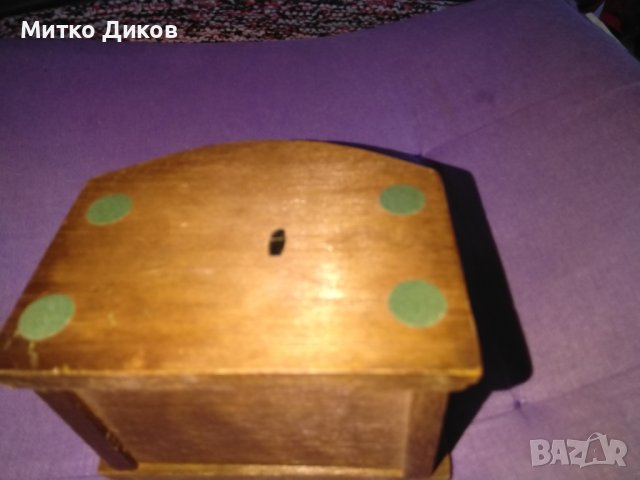 Кутия дървена ръчна изработка с 6 поставки за чаши Н-76мм размер 115х90мм, снимка 7 - Чаши - 42599382