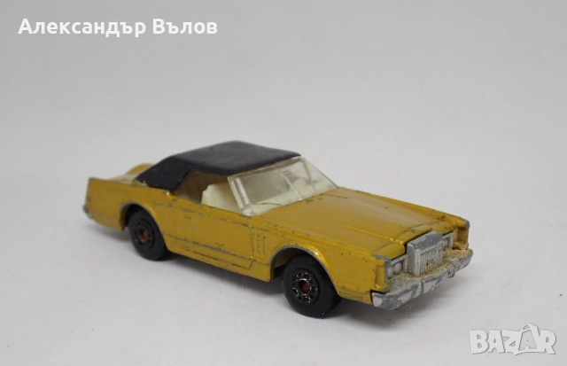 Lincoln Continental Mark V Matchbox Мачбокс България метална количка, снимка 7 - Колекции - 51583051
