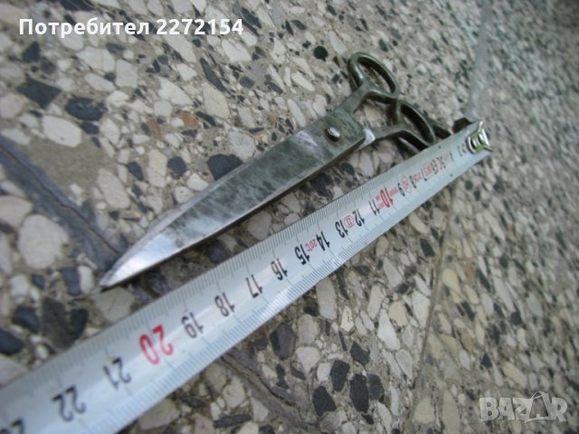 Стара корейска ножица, снимка 4 - Антикварни и старинни предмети - 30397624
