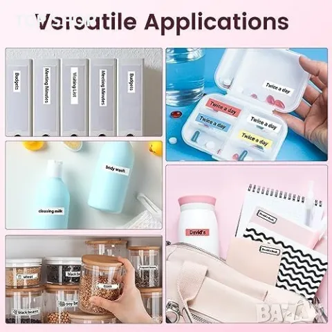 Нов Преносим термичен принтер за етикети Машина за етикетиране без мастило, снимка 5 - Други стоки за дома - 49956856