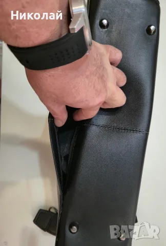 Оригинална бизнес чанта Dell Executive Leather Attaché, снимка 5 - Чанти - 55724278