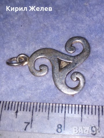 ИЗЯЩЕН СТИЛИЗИРАН СРЕБЪРЕН МОДЕН АРТ ПЕНДАНТ СРЕБРО 925 МЕДАЛЬОН ВИСУЛКА 27588, снимка 6 - Колиета, медальони, синджири - 40502136