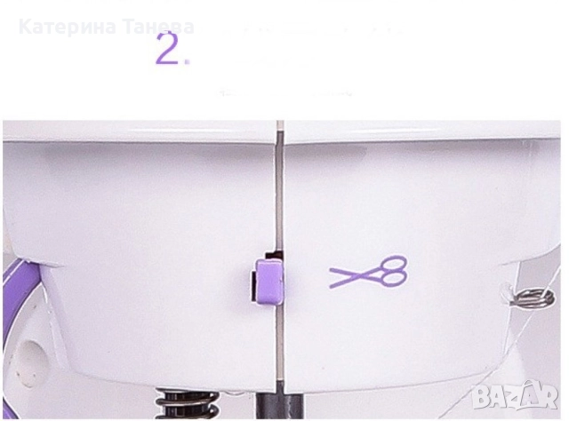 Многофункционална шевна машина с 5 програми, снимка 5 - Шевни машини - 51555003