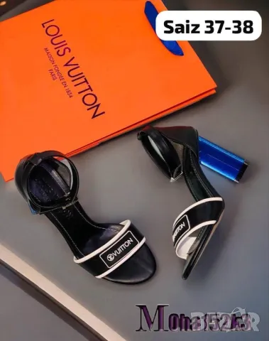 сандали на ток louis vuitton 