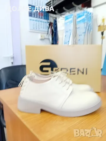 Дам.обувки м234 естествена кожа бежави, снимка 2 - Дамски ежедневни обувки - 49489288