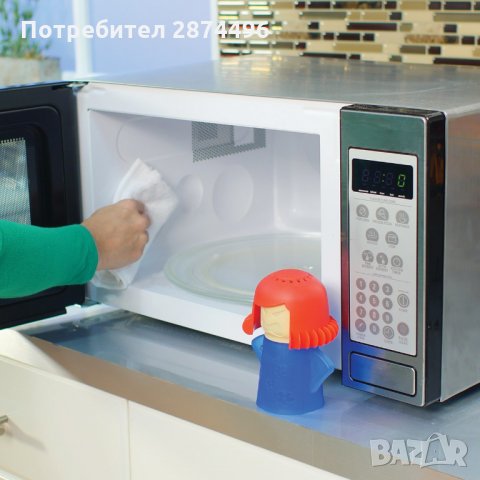 Уред за почистване на микровълнова фурна Angry Mama, снимка 4 - Други стоки за дома - 30898277