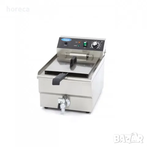 Фритюрник 16 л - с кран, студена зона и регулируем термостат, снимка 5 - Обзавеждане на кухня - 50286321