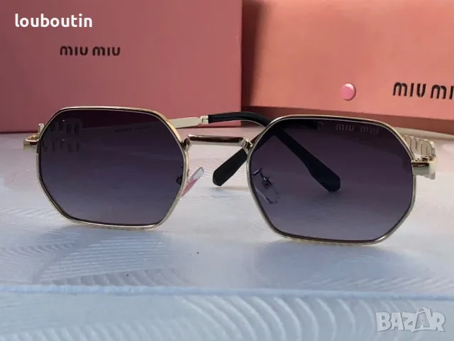 Miu 2024 дамски слънчеви очила осмоъгълни 3 цвята, снимка 13 - Слънчеви и диоптрични очила - 48004668