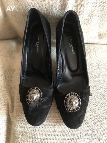 Дамски обувки естествен велур Pierre Cardin, снимка 1