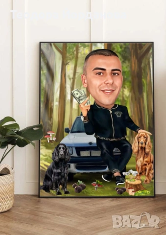 Карикатура , снимка 7 - Декорация за дома - 53067599