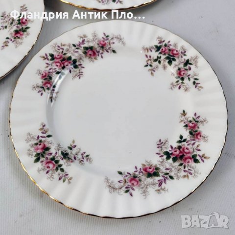 Чинии 6бр, Royal Albert Lavender Rose 18.5см, снимка 2 - Чинии - 39999093