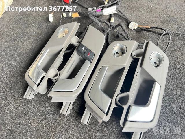 Дръжки с подсветка ауди а4,б6- б7 - audi a4