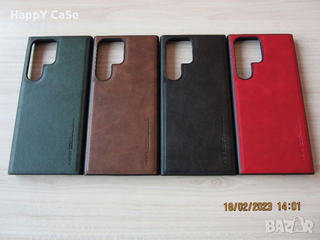 Samsung Galaxy S24 S23 / Ultra / Plus / X-LEVEL Лукс кейс калъф кожен гръб, снимка 7 - Калъфи, кейсове - 39554683