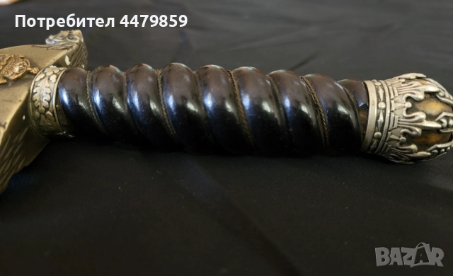 Български кортик на Жандармерията 1943 г., снимка 5 - Антикварни и старинни предмети - 51631615