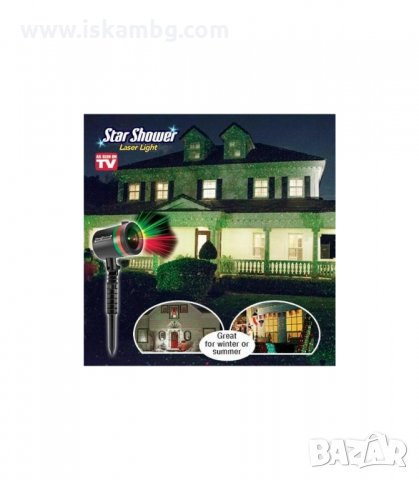 STAR SHOWER ЛАЗЕР ПРОЖЕКТОР ЗА КОЛЕДНА УКРАСА - ИГРАЕЩИ СВЕТЛИНИ - код 1798, снимка 13 - Прожектори - 33980326