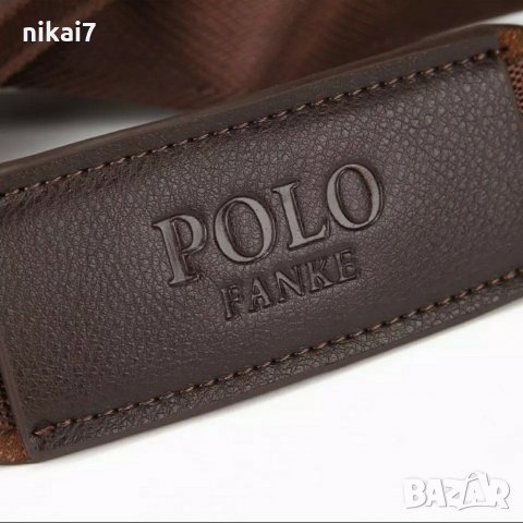 мъжка чанта Polo Fanke кожена функционална цвят кафява/бордо , снимка 6 - Чанти - 27416002