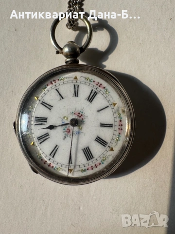 Сребърен часовник от края на 19-ти век