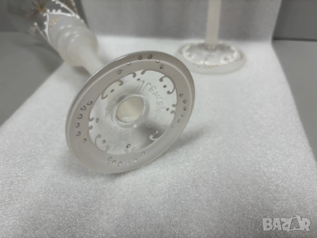 Сватбени Ритуални Чаши-ръчно рисувани от 1989 год., снимка 11 - Чаши - 54087694