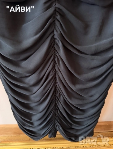 H&M черна официална мини рокля размер S, снимка 5 - Рокли - 54072790