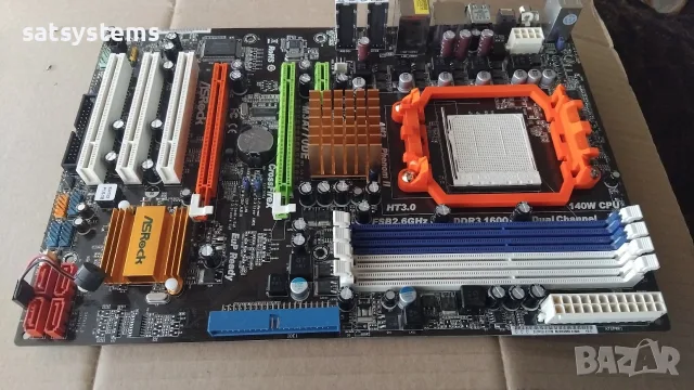 Дънна платка ASRock M3A770DE Socket AM3, снимка 5 - Дънни платки - 56169185