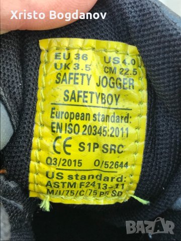 Работни дамски обувки на ,,Safety Jogger” номер 36, снимка 8 - Дамски боти - 30809878