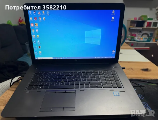 HP ZBook 17 G3 1TBssd 64gb RAM, снимка 2 - Лаптопи за работа - 56487958