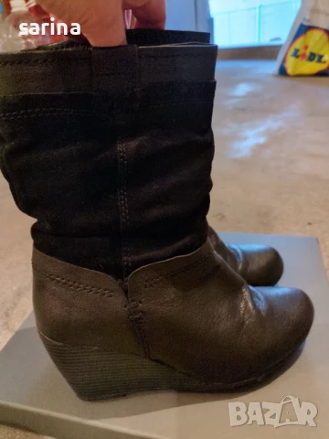 Боти естествена кожа, снимка 2 - Дамски боти - 50568103
