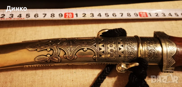 Луксозен марокански нож, кама, кумая. , снимка 4 - Антикварни и старинни предмети - 54209582