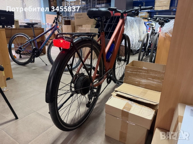 Електрически велосипед Elops Long Ride 500, снимка 10 - Велосипеди - 53939727