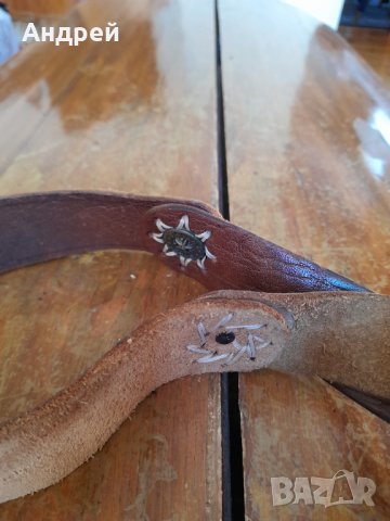 Стар дамски кожен колан #2, снимка 5 - Колани - 42654640