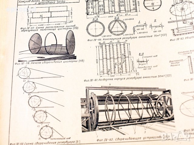 Технология изготовления сварных конструкций- Атлас чертежей. Москва-1962г., снимка 9 - Специализирана литература - 34385036