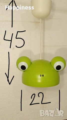 Абажур (Пендел) Жаба, снимка 8 - Лампи за таван - 53935857