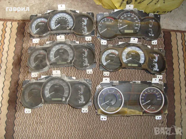 километражни табла за тойота хайлукс